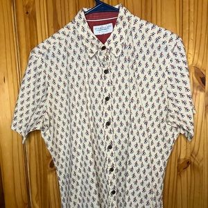 Vintage Wrangler Blues Cowboy Print Top